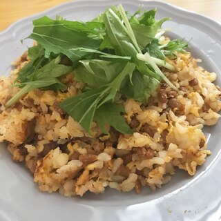 納豆たまごチャーハン